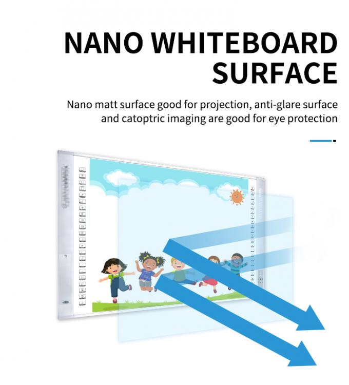 Tableau blanc interactif portable de 96 pouces avec projecteur laser 7