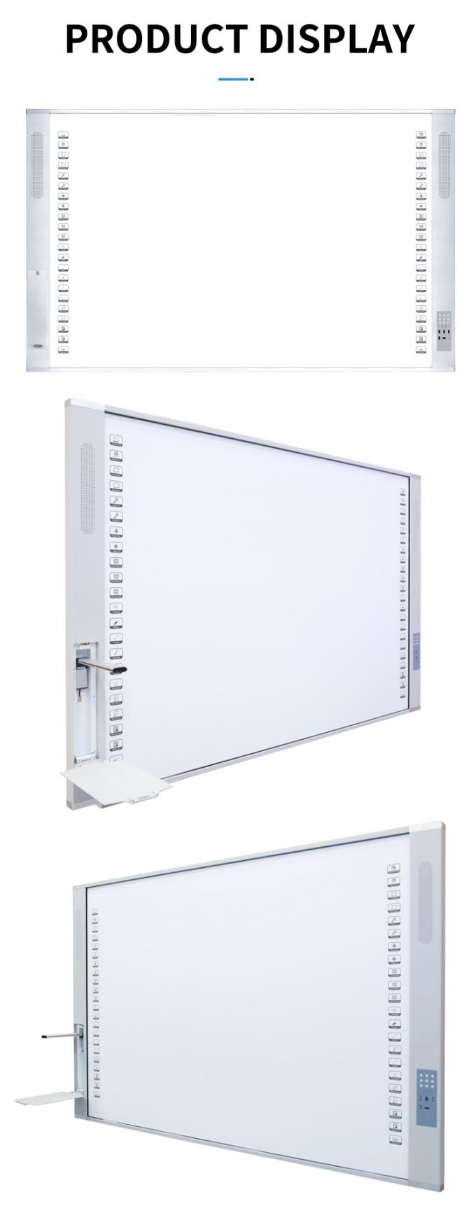 Tableau blanc interactif portable de 96 pouces avec projecteur laser 10