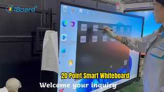 Tableau blanc intelligent 20 points tactiles pour les bureaux des écoles