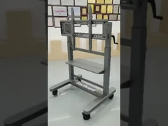 Téléviseur à support mobile réglable en hauteur manuellement