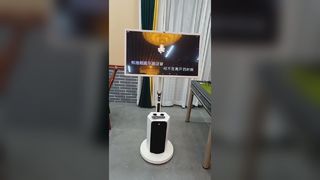 Moniteur portable intelligent de 32 pouces avec barre de son