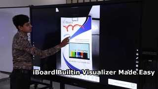 Visuliseur intégré pour écran plat interactif iBoard