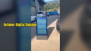 Lecteur de publicité LCD à batterie Portable de 43 pouces, affichages de signalisation numérique pour magasin de détail IP65 Outdo