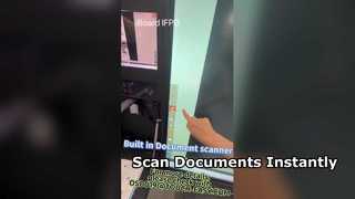 iBoard IFPD avec scanner de documents