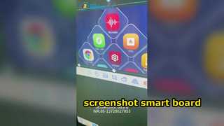 tableau blanc intelligent avec capture d'écran