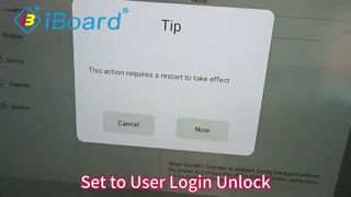 Fonction NFC sur les tableaux de réunion intelligents