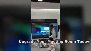 Have a meeting? How about try this iBoard interactive whiteboard for conference room !