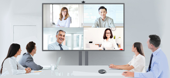 Moniteur multi d'écran du contact LED de l'écran plat 4K Android 11 interactifs d'affichage à cristaux liquides avec la fente d'OPS pour l'éducation