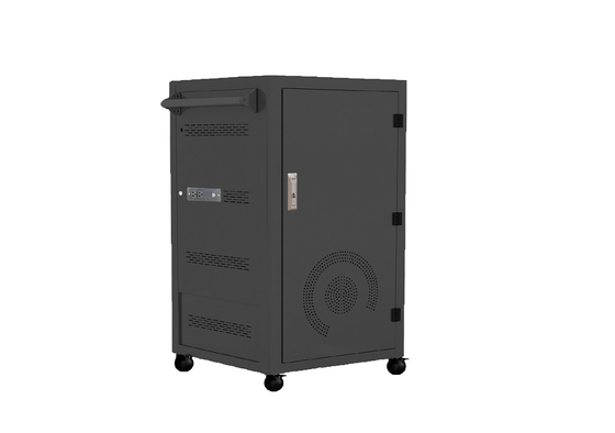 Cabinet de remplissage de remplissage de remplissage d'IPad de stockage de chambre forte de chariot de point deux de chariot sans fil public à serrure