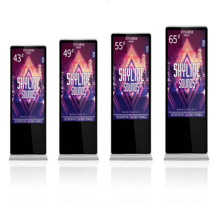 Le type multi panneau du contact A de nouvelle conception d'affichage à cristaux liquides a mené le kiosque d'écran tactile de kiosque d'affichage numérique pour la publicité