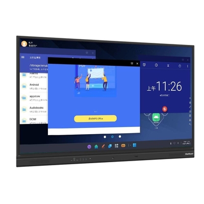 Tableau blanc interactif infrarouge de haute précision avec connexion de port USB Conception personnalisée Affichage interactif à écran plat