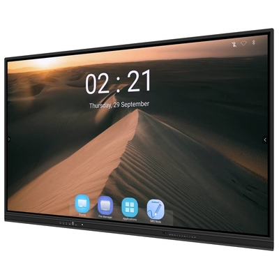 Android 13 IR Interactive Whiteboard Touch à doigt 65 75 86 pouces 4K Smart Panel Affichage avec wifi RJ45 partage sans fil à partir d'un bloc-notes / téléphone / ordinateur portable pour les réunions de bureau scolaire