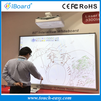 IBoard robuste tableau interactif humidité de travail de 0% à 90% Belle apparence