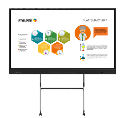 Panneaux LCD interactives à écran plat de 65 pouces
