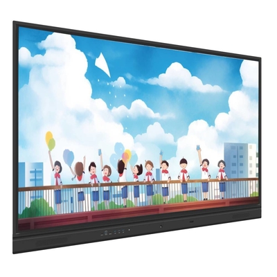 Moniteur interactif à écran tactile 55 65 75 86 98 110 pouces Android WIN Multi Touch Education Smart Board Pour les enfants enseigner
