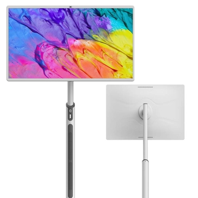 Tableau LCD intelligent 32 pouces mobile multi-touch Vidéo réunion en ligne Affichage d'enseignement Moniteur d'affichage Pour lecteurs multimédias