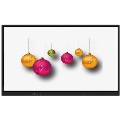 Panneau plat interactif de 98 pouces 65/ 86 /75 pouces Plateaux interactifs 4K avec microphone en rangée en option