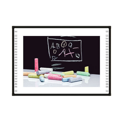 Tableau projecteur interactif de 102 pouces avec surface nano et 10 points tactiles pour salle de classe scolaire
