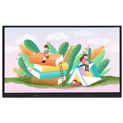 LCD Smart Board USB HDMI TYPE-C Port Wifi Interactif Tableau blanc TV OPS Moniteur d'écran pour l'enseignement Vidéo salle 86 pouces