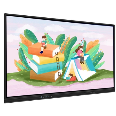 LCD Smart Board USB HDMI TYPE-C Port Wifi Interactif Tableau blanc TV OPS Moniteur d'écran pour l'enseignement Vidéo salle 86 pouces