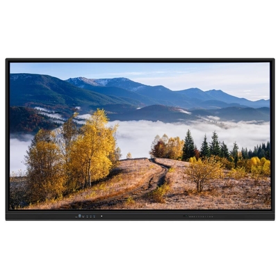 Iboard Tableau interactif Win 10 Android 13 Affichage TV tactile à doigt 65 75 86 pouces Pour les réunions d'affaires en classe