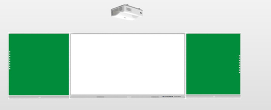 Tableau noir intelligent 75 86 98 pouces Blanc Noir Verte Android Win Système dual Affichage du panneau tactile Pour l'université