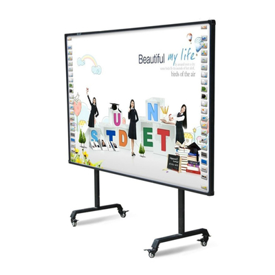 Tableau de projection interactif personnalisé Taille 82 à 120 pouces Touch à l'aide du doigt Tableau intelligent PC Tableau blanc connecté USB