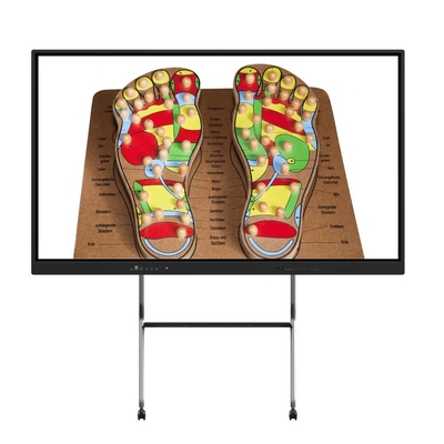 Tableau blanc interactif LED 65/75/86/105/110 pouces d'un doigt électronique multi-écran tactile écran LCD intelligent salle de réunion
