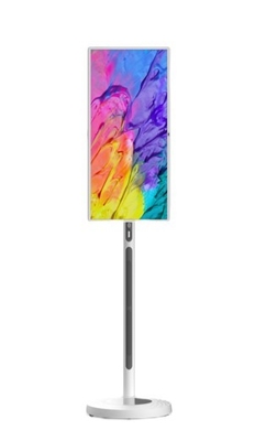 1080p 32 pouces UHD grand écran portable rotatif intelligent mobile téléviseur LCD intérieur publicité écran intelligent