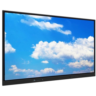 Écran tactile interactif Moniteur 55 65 75 86 98 110 pouces 3840*2160 4K Caméra Mic Transcreen Android 13 OPS Tout en un