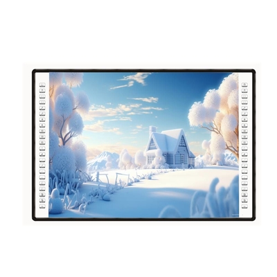 Tableau de projection interactif 4K 82 85 102 pouces Barre latérale 10 points tactiles USB PC stylo doigt écrire tableau blanc Pour les écoles