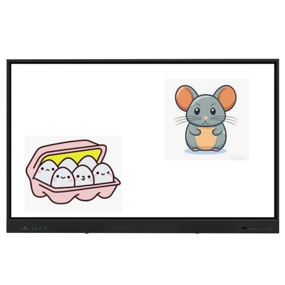 75 pouces panneau plat interactif 65/ 86 /98 pouces panneaux interactifs 4K avec support en option