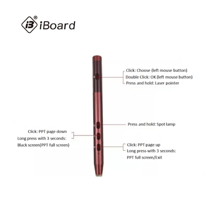 Micro-USB stylo intelligent sans fil RF 2,4 GHz pour le panneau tactile interactif