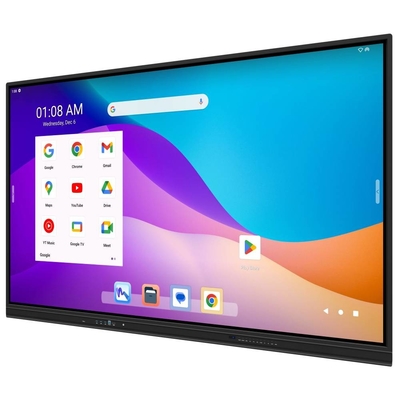 Android 13 EDLA Certifié Interactive Flat Panel 40 IR Touch TV Moniteur 65 75 86 pouces tableau blanc d'annotation sans fil