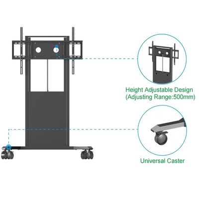 Téléviseur interactif en carton blanc Téléviseur interactif en carton blanc pour 65/75/86 po