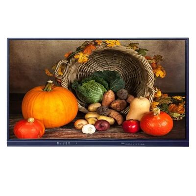 65 75 86 98 pouces LCD Smart Board Interactif 4 mm Verre trempé Android Windows 10/11 Pro Toucher le doigt du moniteur intelligent
