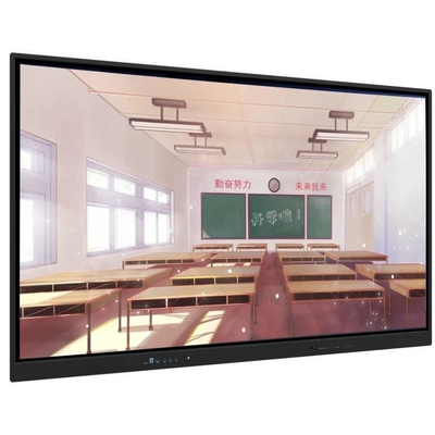 Tableau blanc interactif intelligent 4K HD écran tactile verre trempé reconnaissance gestuelle pour l'enseignement des écoliers