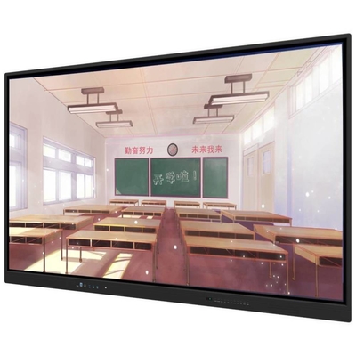 Tableau blanc interactif intelligent 4K HD écran tactile verre trempé reconnaissance gestuelle pour l'enseignement des écoliers