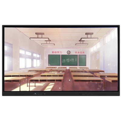 Tableau blanc interactif intelligent 4K HD écran tactile verre trempé reconnaissance gestuelle pour l'enseignement des écoliers