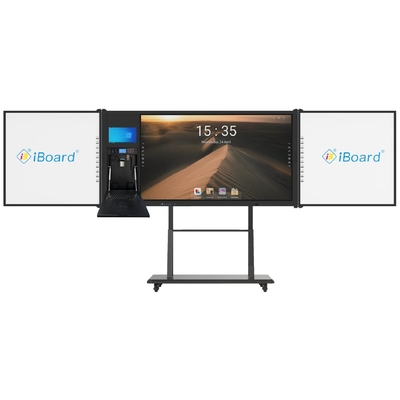 Écran de 75 pouces 4K Ultra HD Résolution et tout en un écran avec des cartes intelligentes