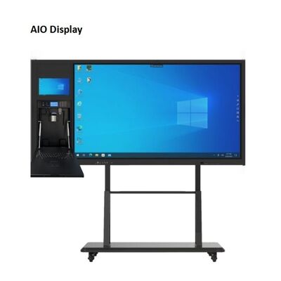 Tableau blanc interactif infrarouge 75'' avec système d'exploitation Android et interconnexion double écran pour l'enseignement intelligent