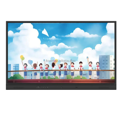 65 75 86 pouces 20 Touch Android Interactive Flat Panel avec 4000: 1 Contraste de 6 ms avec le WIFI Hotspot Sorties HDMI / VGA / USB
