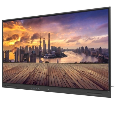 Dual système 65 75 86 pouces 4K intelligent interactif tableau blanc Conférence vidéo de bureau avec support mobile