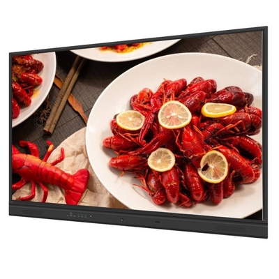 Dual système 65 75 86 pouces 4K intelligent interactif tableau blanc Conférence vidéo de bureau avec support mobile