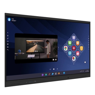 Tableau blanc interactif IR EDLA Google certifié Android noir OPS 40 points Moniteur avec capteur de lumière NFC Pour les écoliers