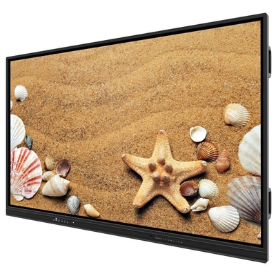 Panneau plat interactif Android 14 USB HDMI Port EDLA Google Certifié carte intelligente pour les enseignants et les étudiants Salle de réunion