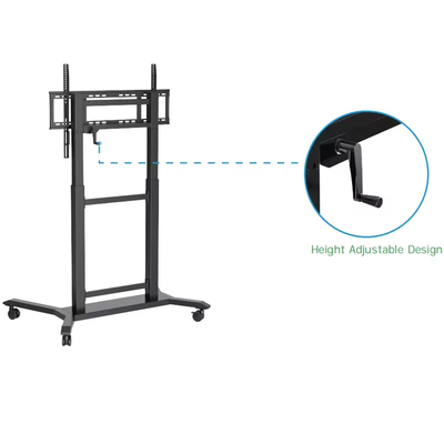 Nouveau style support électronique de plancher support téléviseur intelligent réglable support mobile mobile monture de chariot et chariot