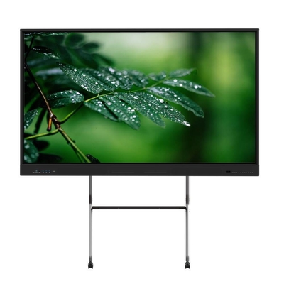 Tableau LCD intelligent 65 pouces 20 points Android 14 USB Wifi Capteur de lumière Smart TV Ordinateur pour le bureau de l'enseignant présentation