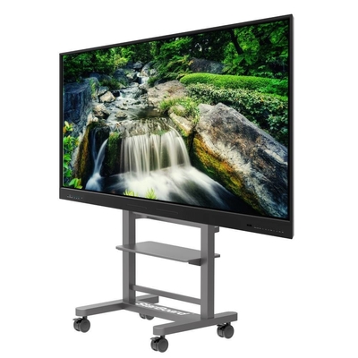 Tableau LCD intelligent 65 pouces 20 points Android 14 USB Wifi Capteur de lumière Smart TV Ordinateur pour le bureau de l'enseignant présentation