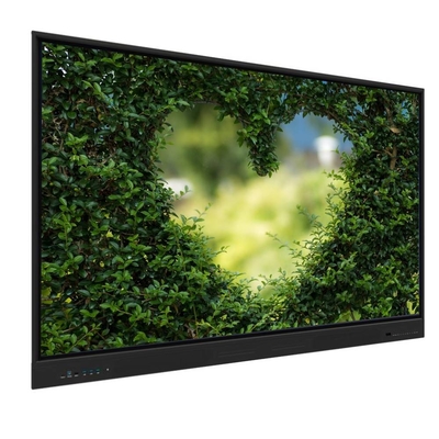 Tableau LCD intelligent 65 pouces 20 points Android 14 USB Wifi Capteur de lumière Smart TV Ordinateur pour le bureau de l'enseignant présentation